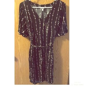 Black and white dress